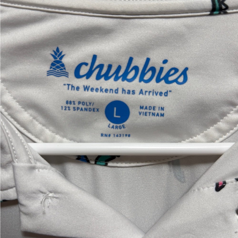 Chubbies Performance Polo, Palm Tree Pattern - Picture 2 of 2